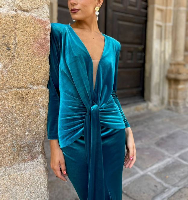 La Calzada Petroleum dress