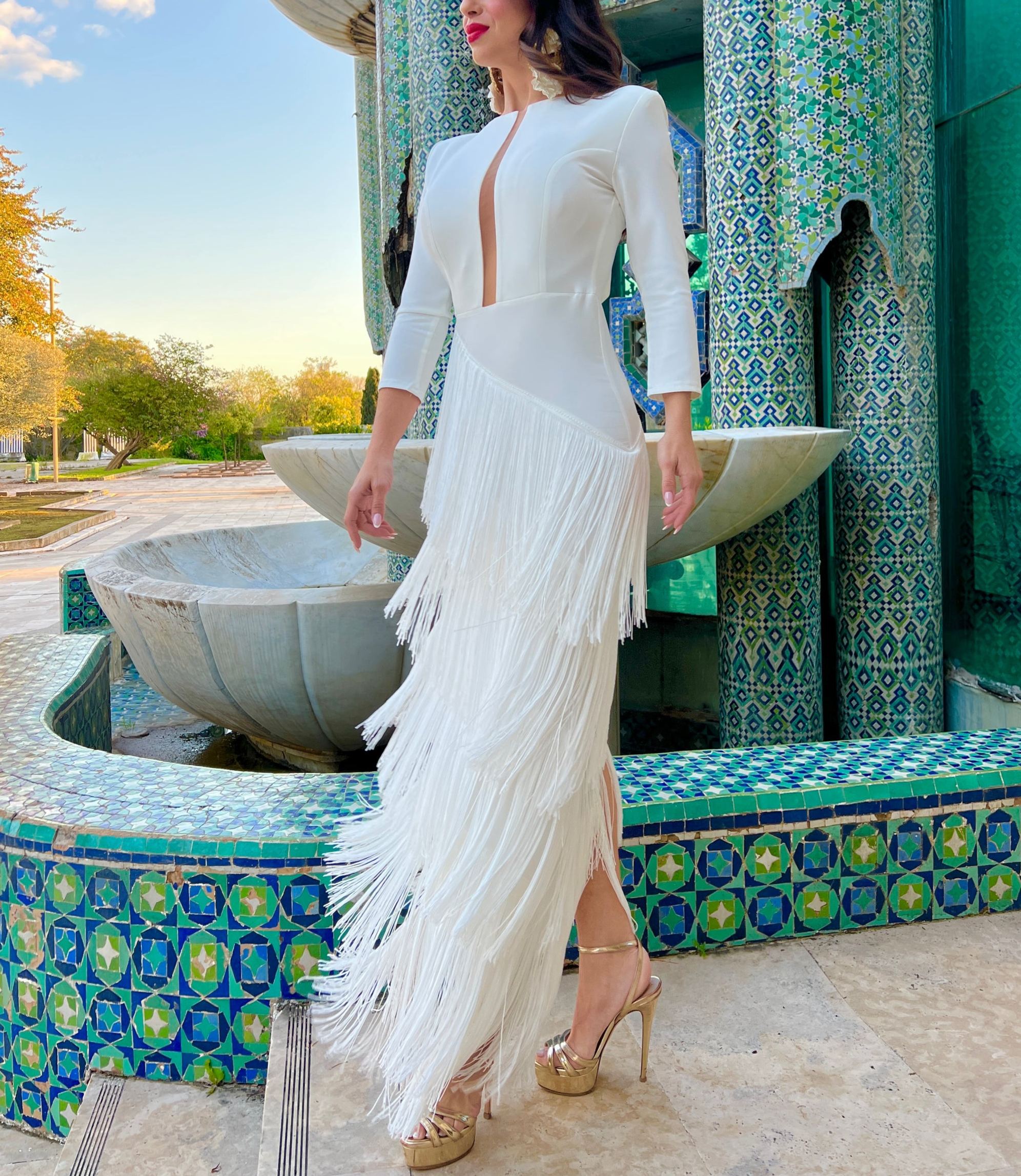White Guillena Dress