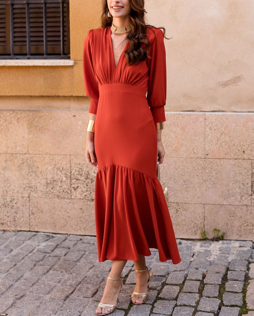 Teja midi dress
