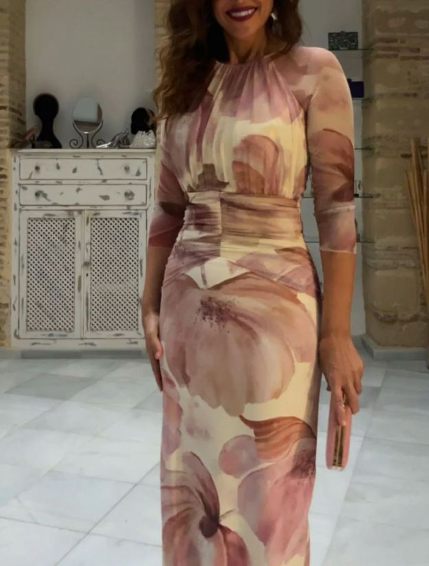 Mirta Rosa printed dress