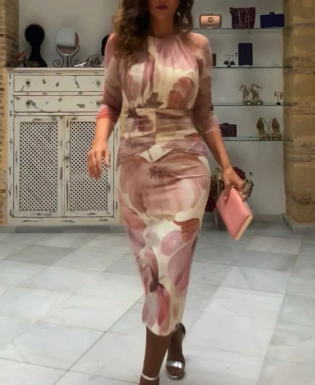 Mirta Rosa printed dress