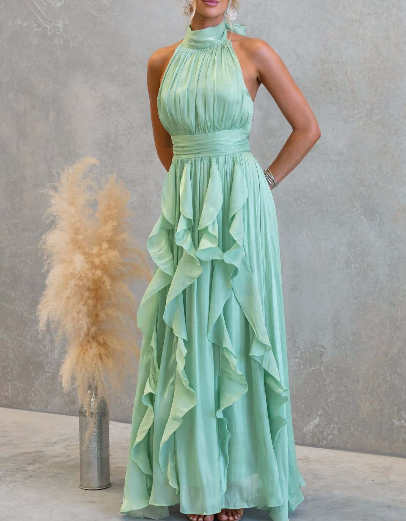 Coral Kiss Maxi Dress