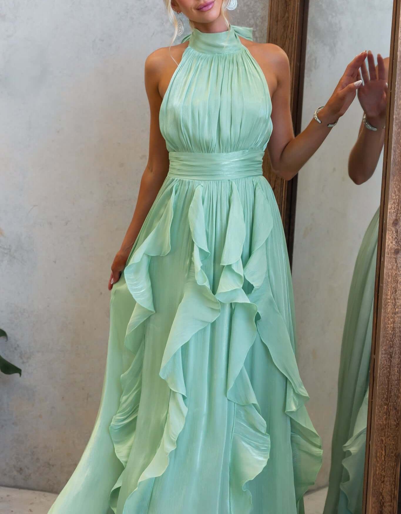 Coral Kiss Maxi Dress