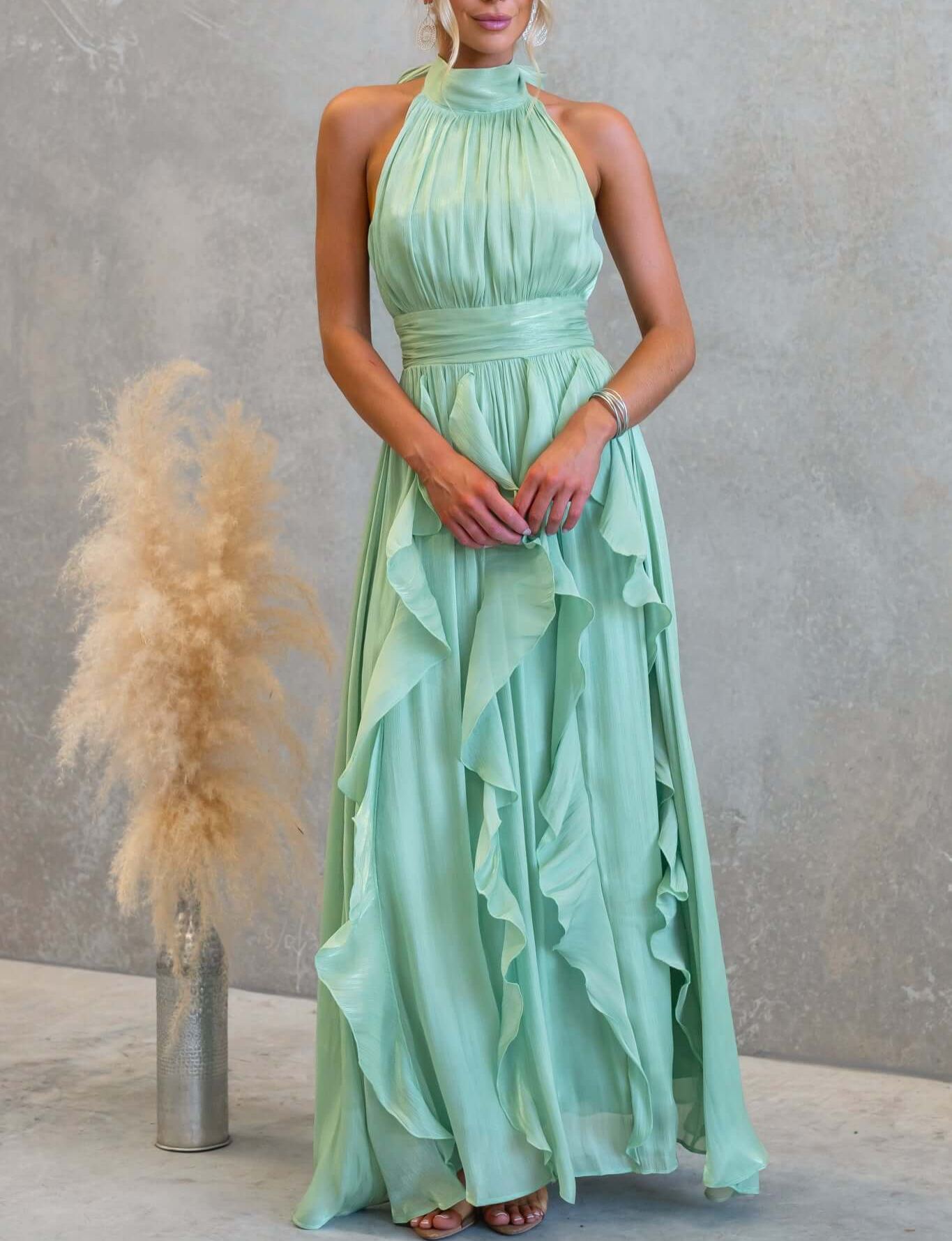 Coral Kiss Maxi Dress