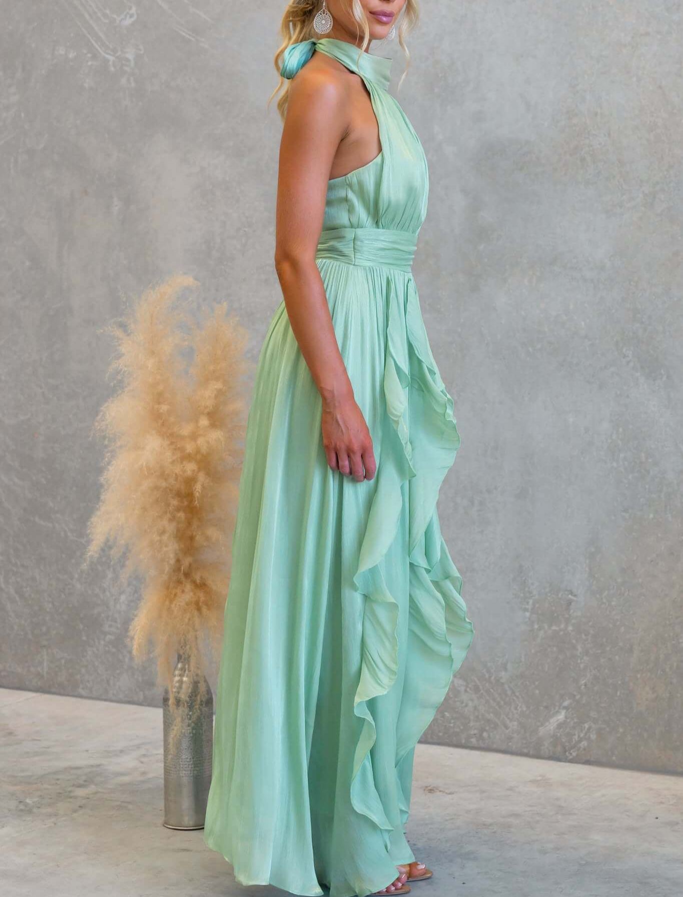 Coral Kiss Maxi Dress