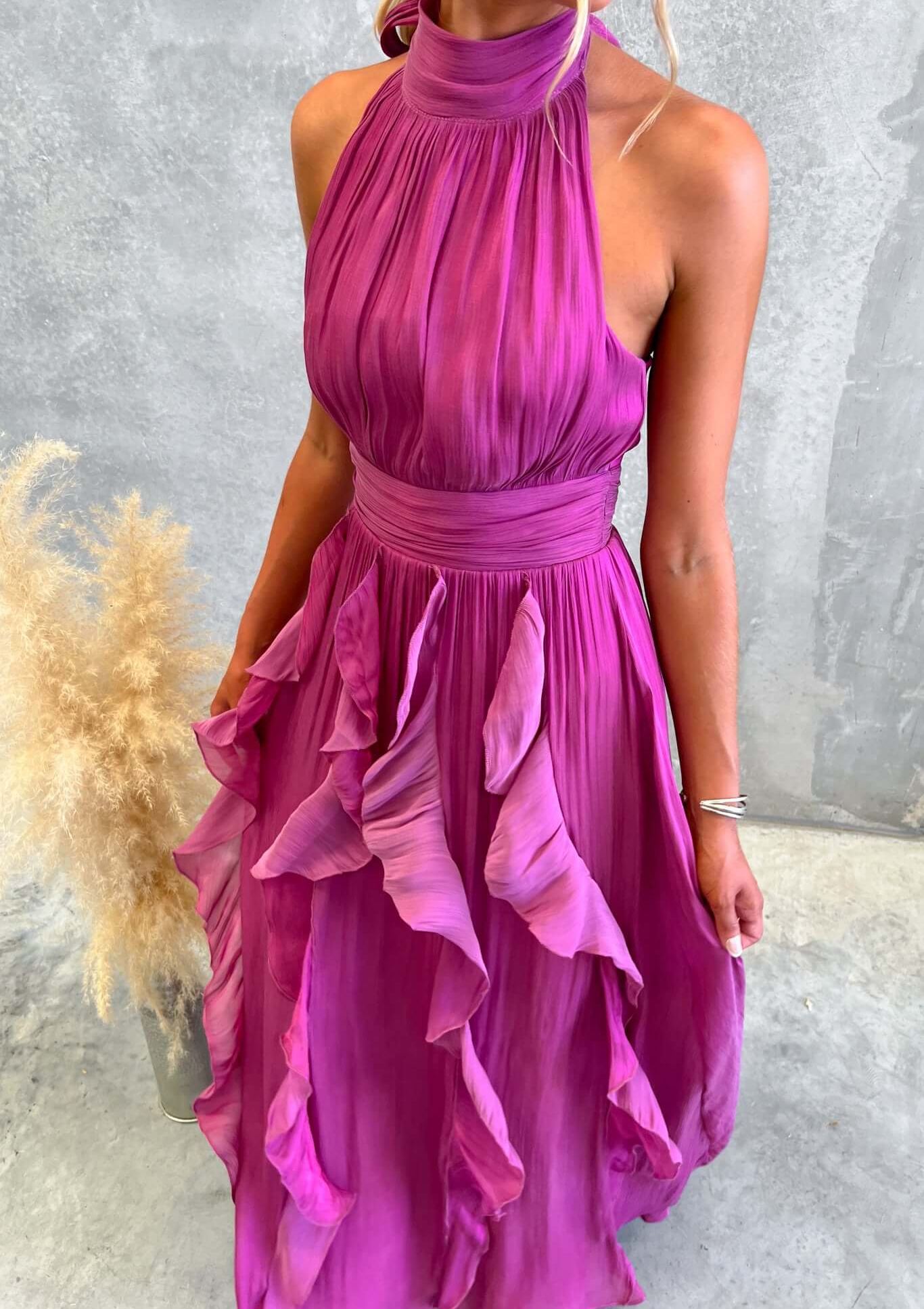 Coral Kiss Maxi Dress