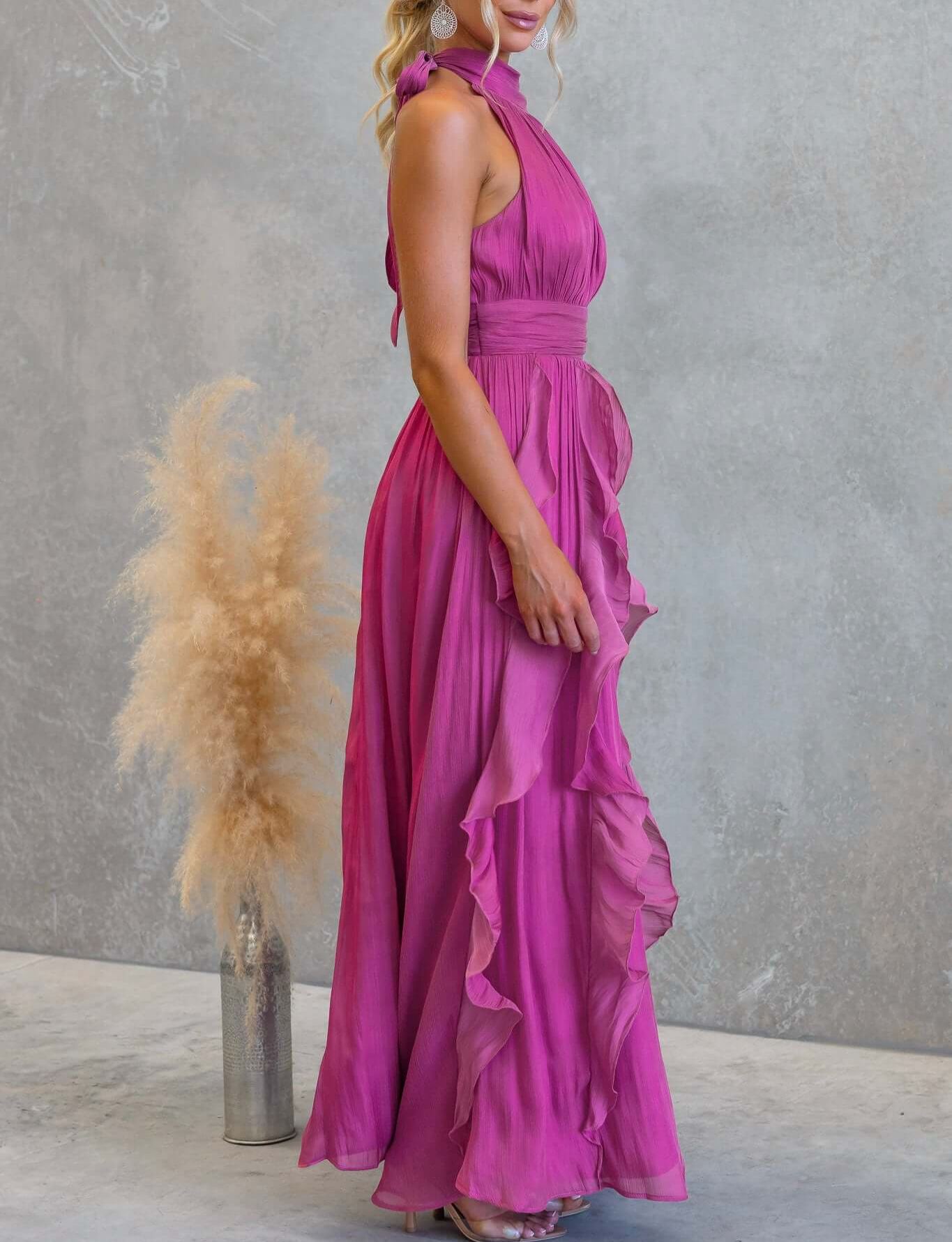 Coral Kiss Maxi Dress