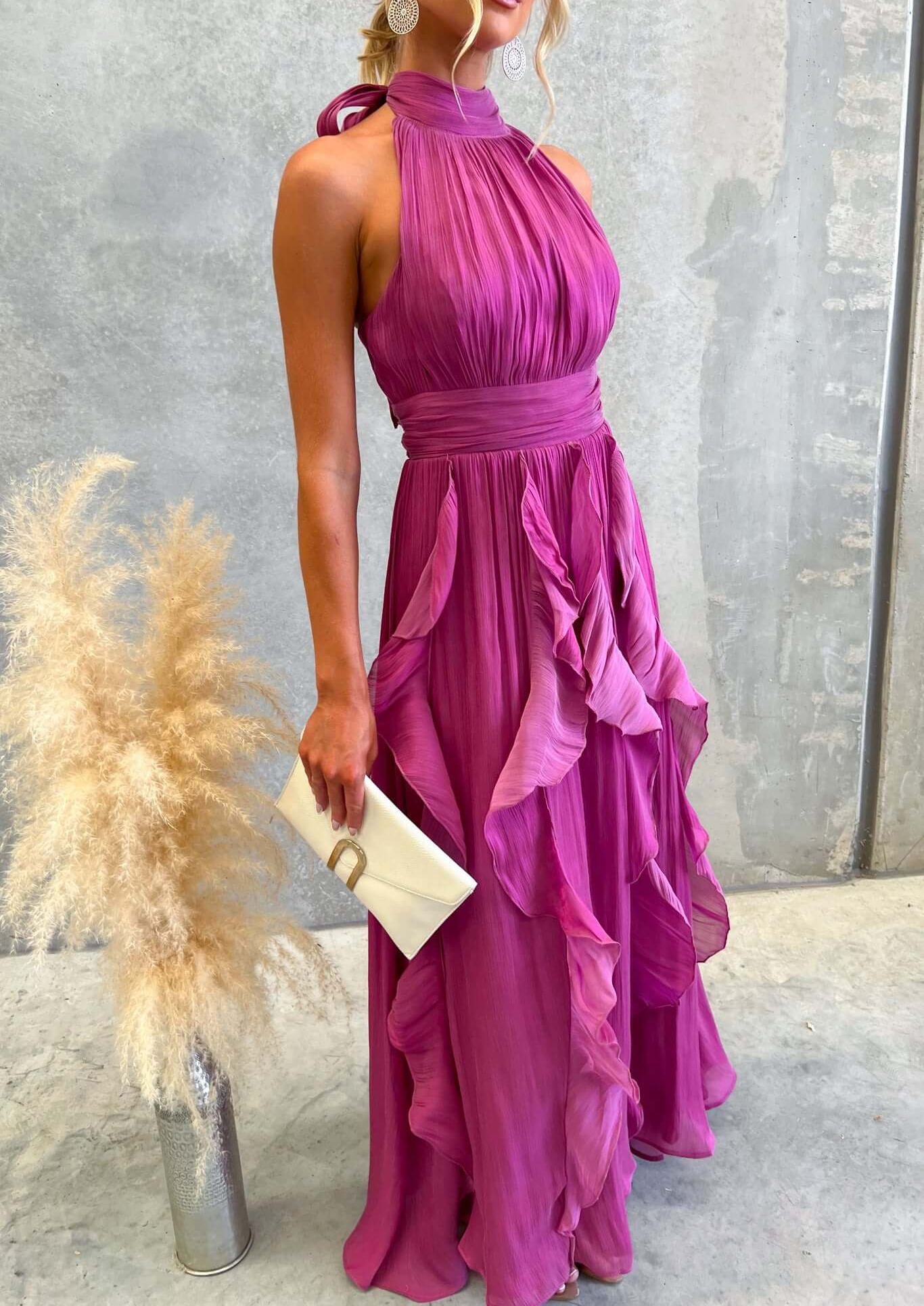 Coral Kiss Maxi Dress