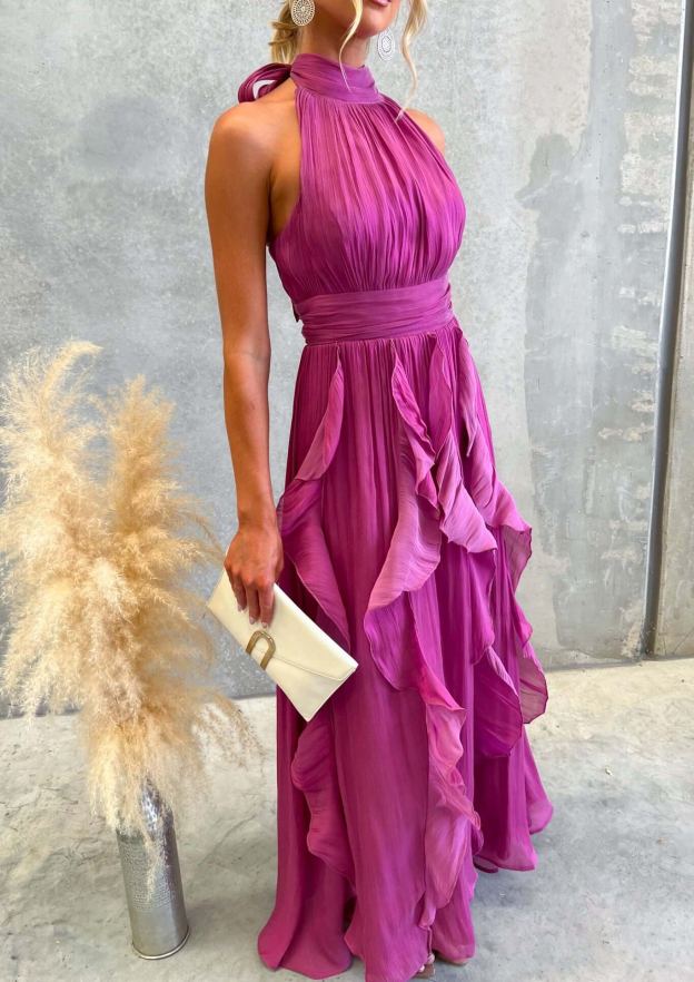 Coral Kiss Maxi Dress