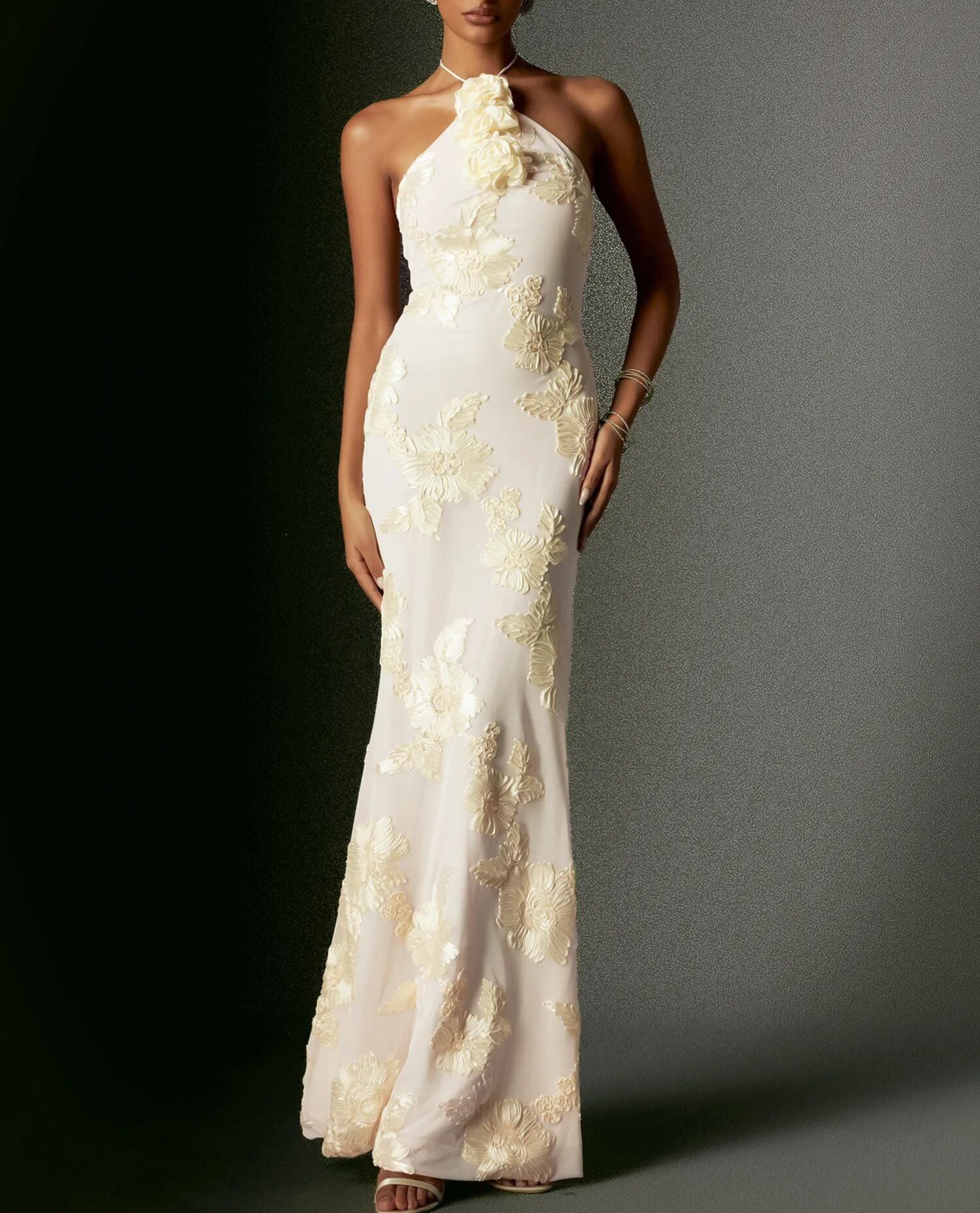 Jasmine Long Dress - Golden Vanilla