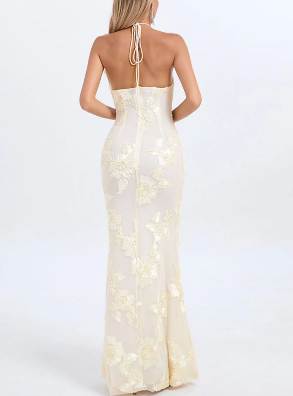 Jasmine Long Dress - Golden Vanilla