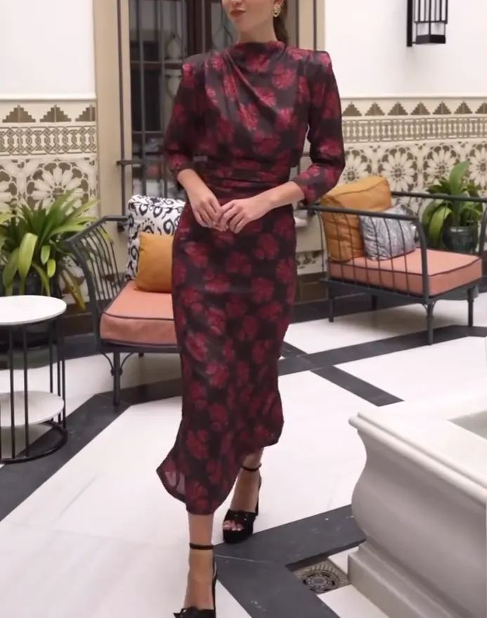 Hana print Dress