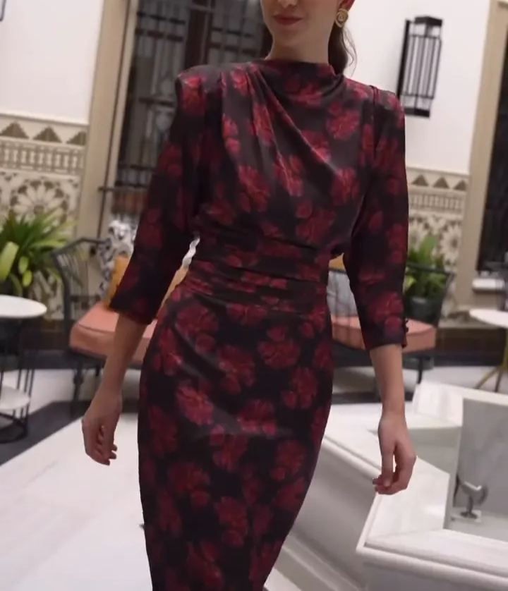 Hana print Dress