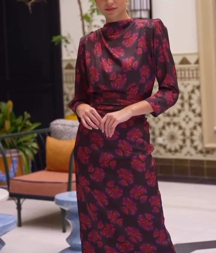 Hana print Dress