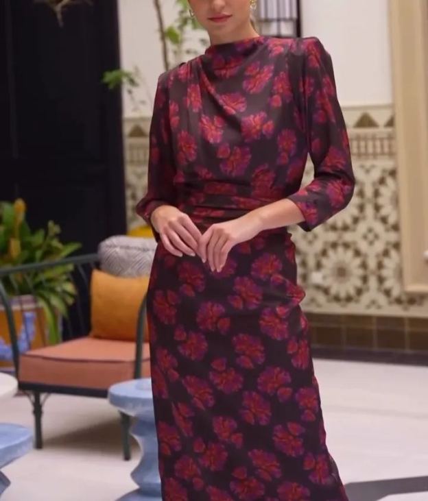 Hana print Dress