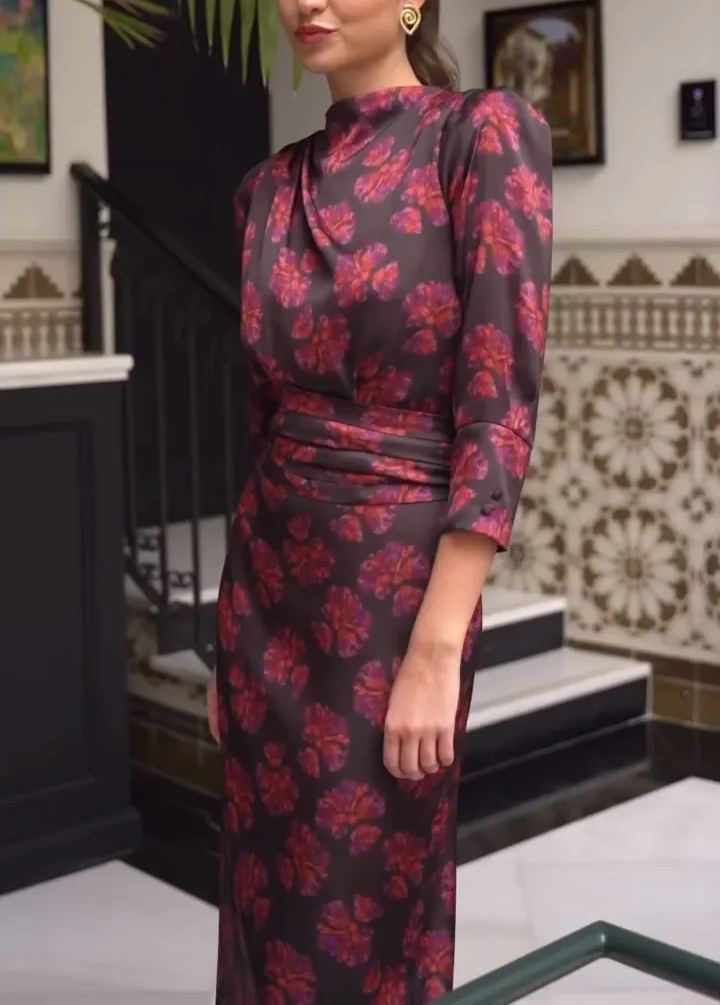 Hana print Dress