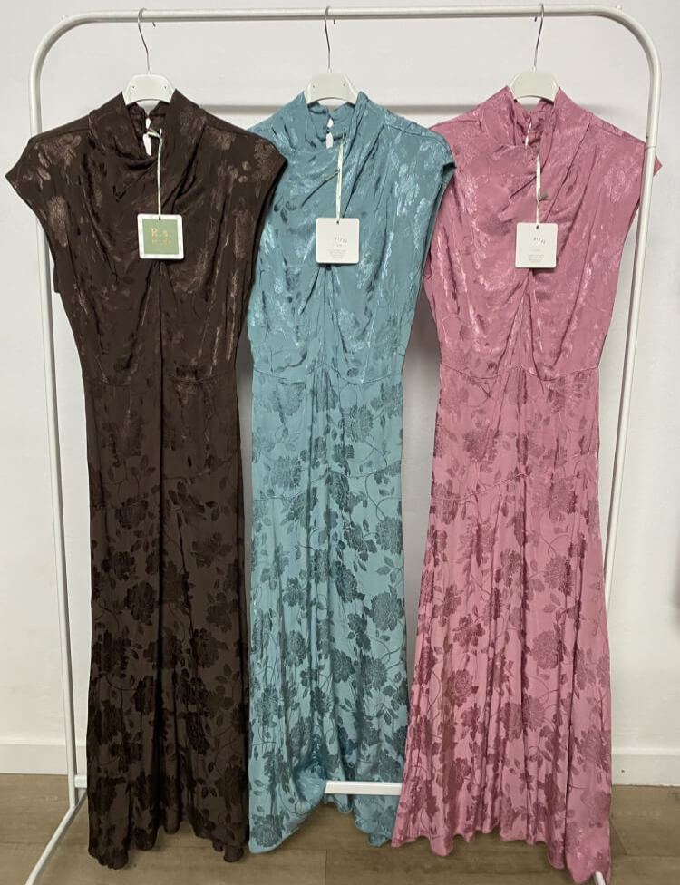 Silky Celeste Dress