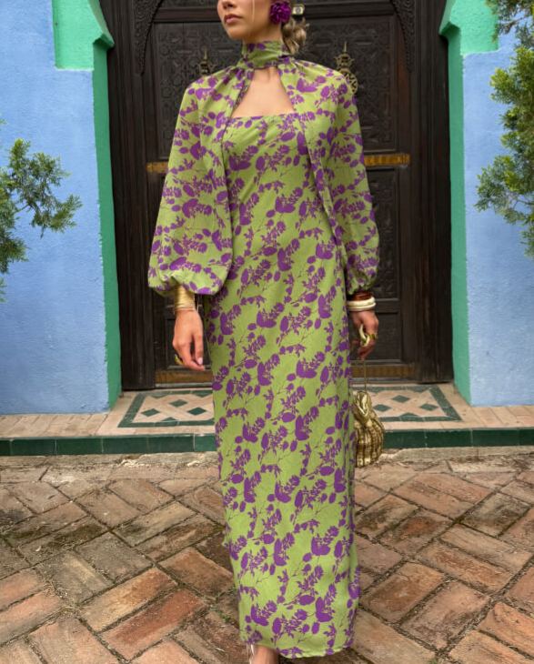 Alharida three-piece dress