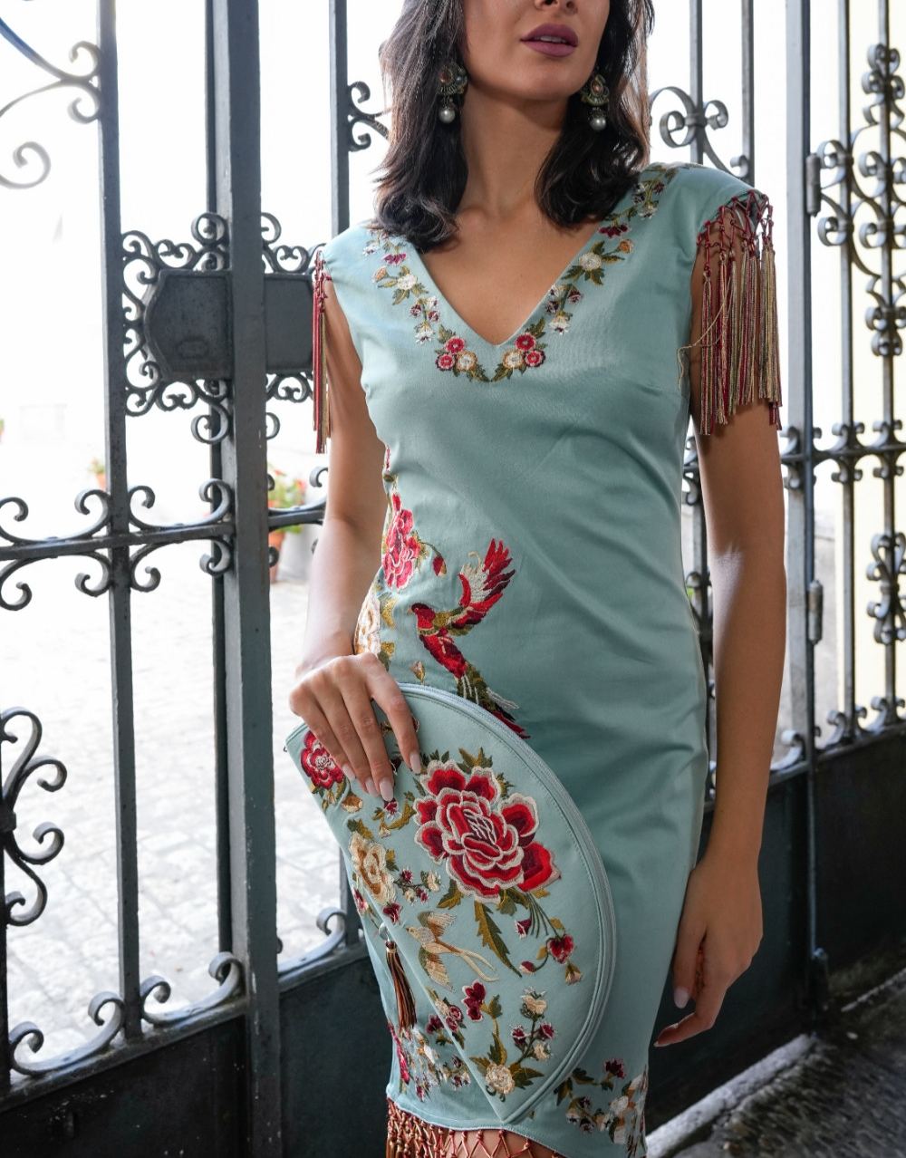 Green Soleá Dress