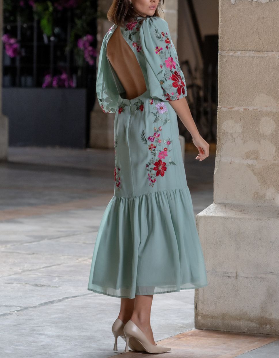 Green Poppy Dress