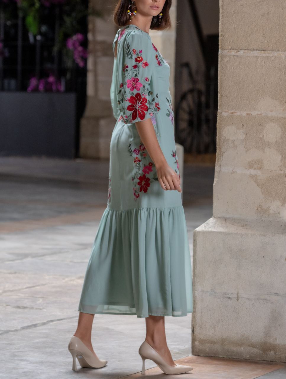 Green Poppy Dress