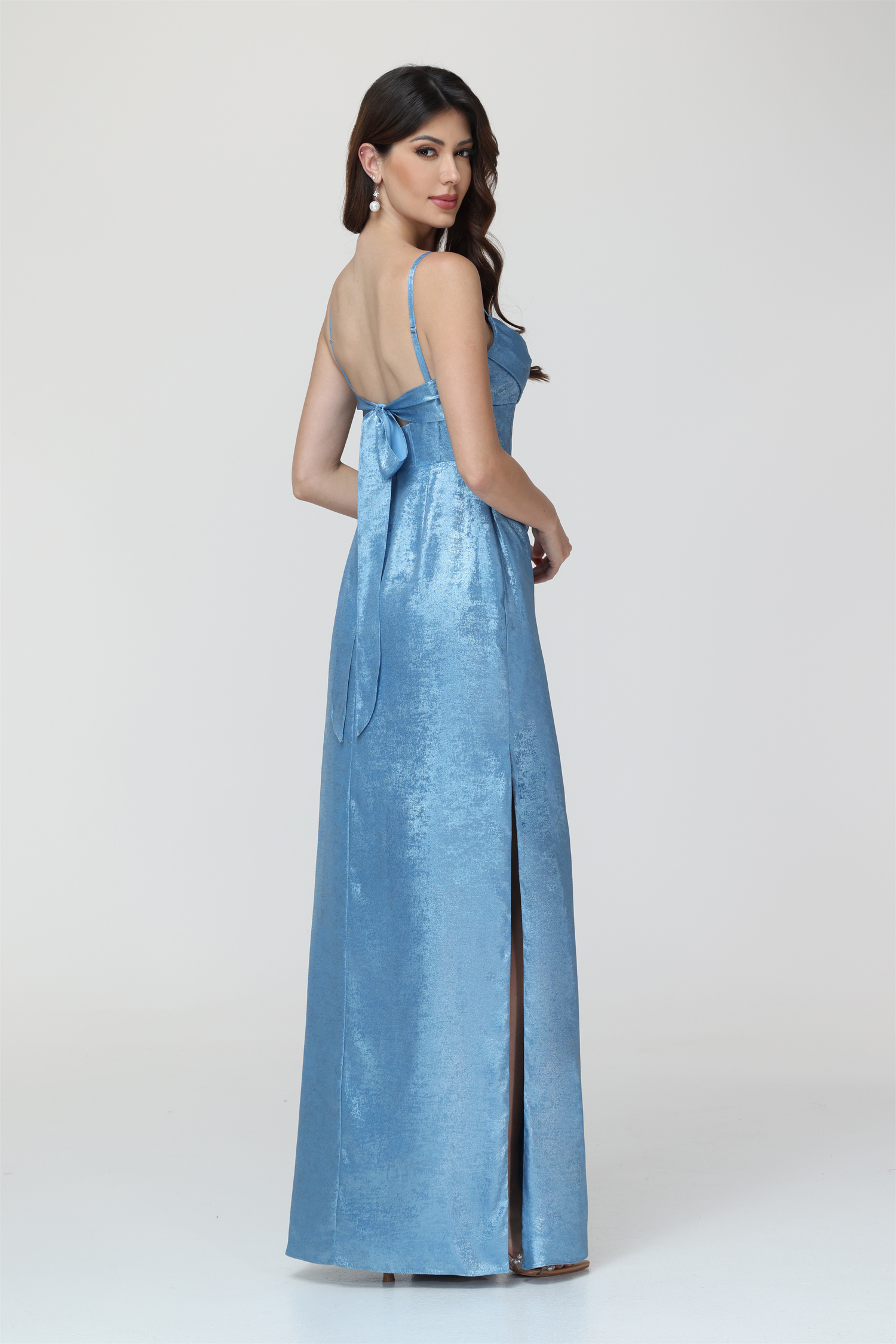 Mermaid Strapless Spaghetti Straps Silt Bridesmaid Dress #BM2512053