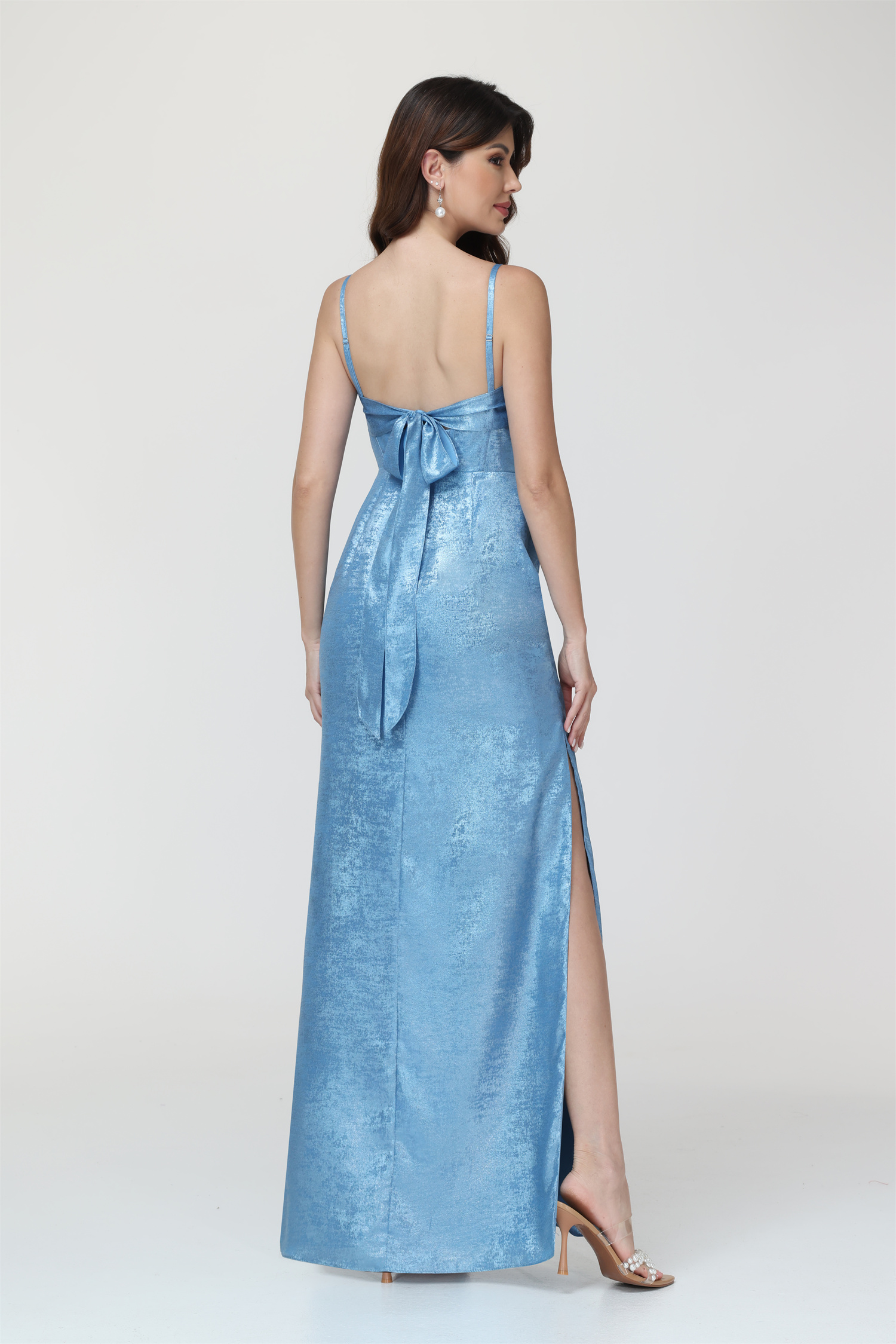 Mermaid Strapless Spaghetti Straps Silt Bridesmaid Dress #BM2512053