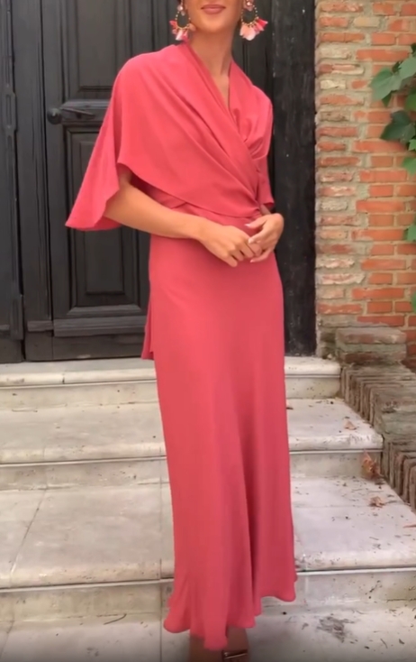 Elegant Convertible Cape Dress