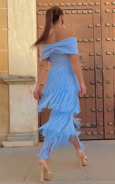 Valentina Blue Dress
