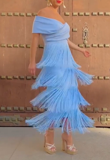 Valentina Blue Dress