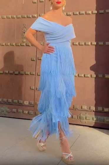 Valentina Blue Dress