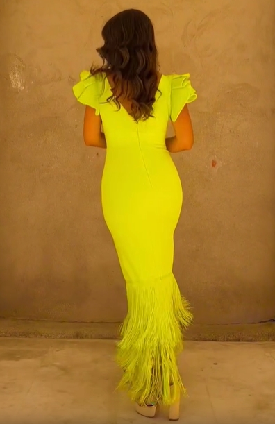 Neon Flamenco Dress
