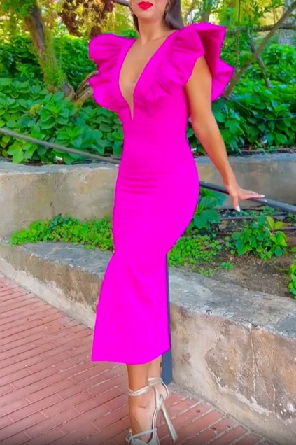 Venezia Fuchsia Dress