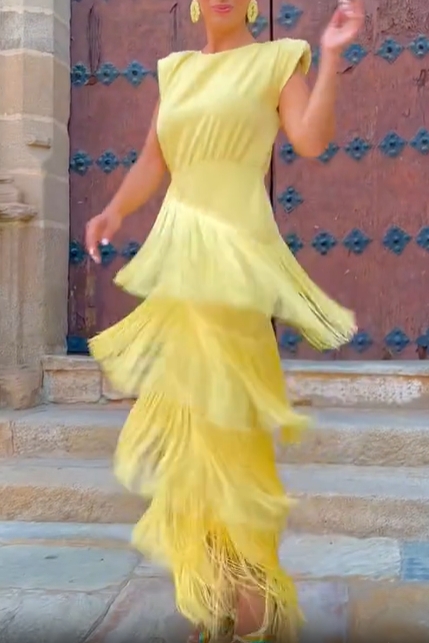 Triana Yellow Dress