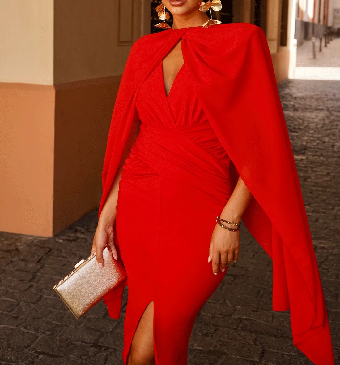 Olivia Red Dress