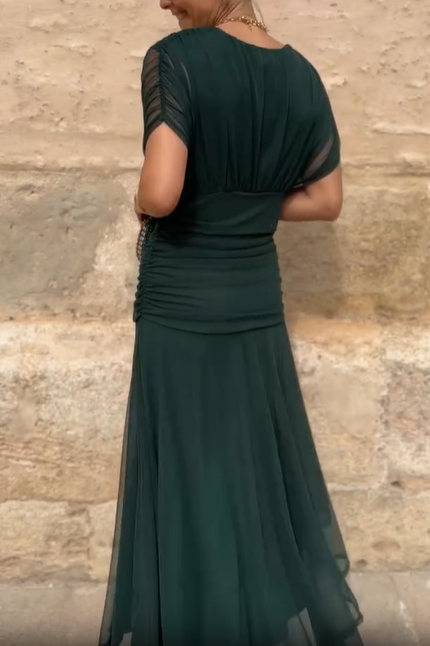 Ethereal Whisper Fuchsia Dress