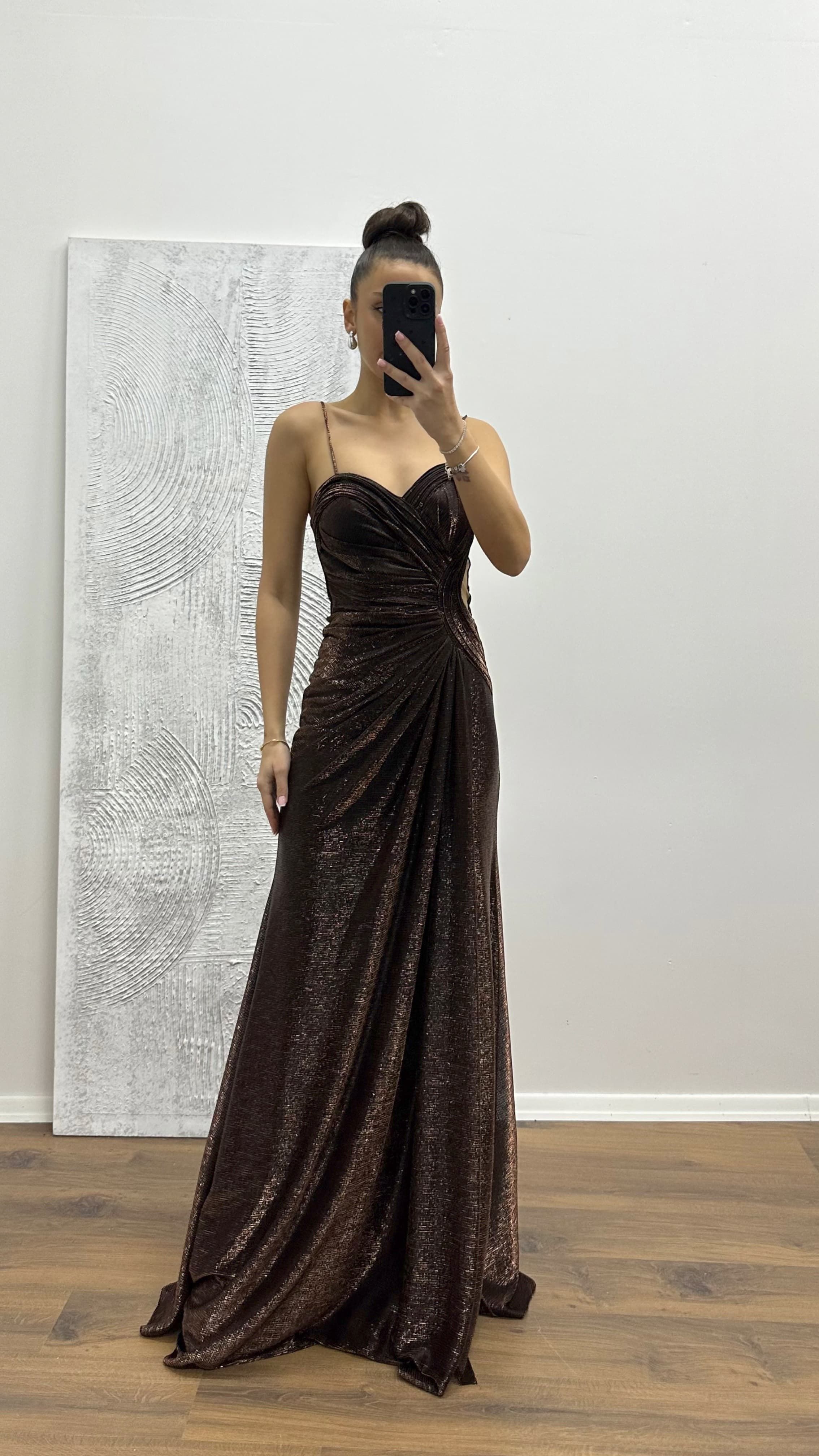 Rope Strap Evening Dress