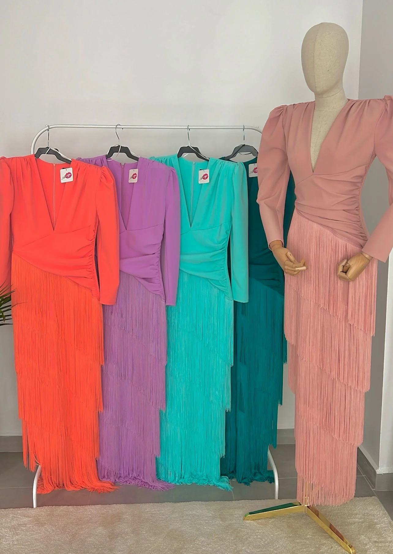 Margaret Petroleum Dress