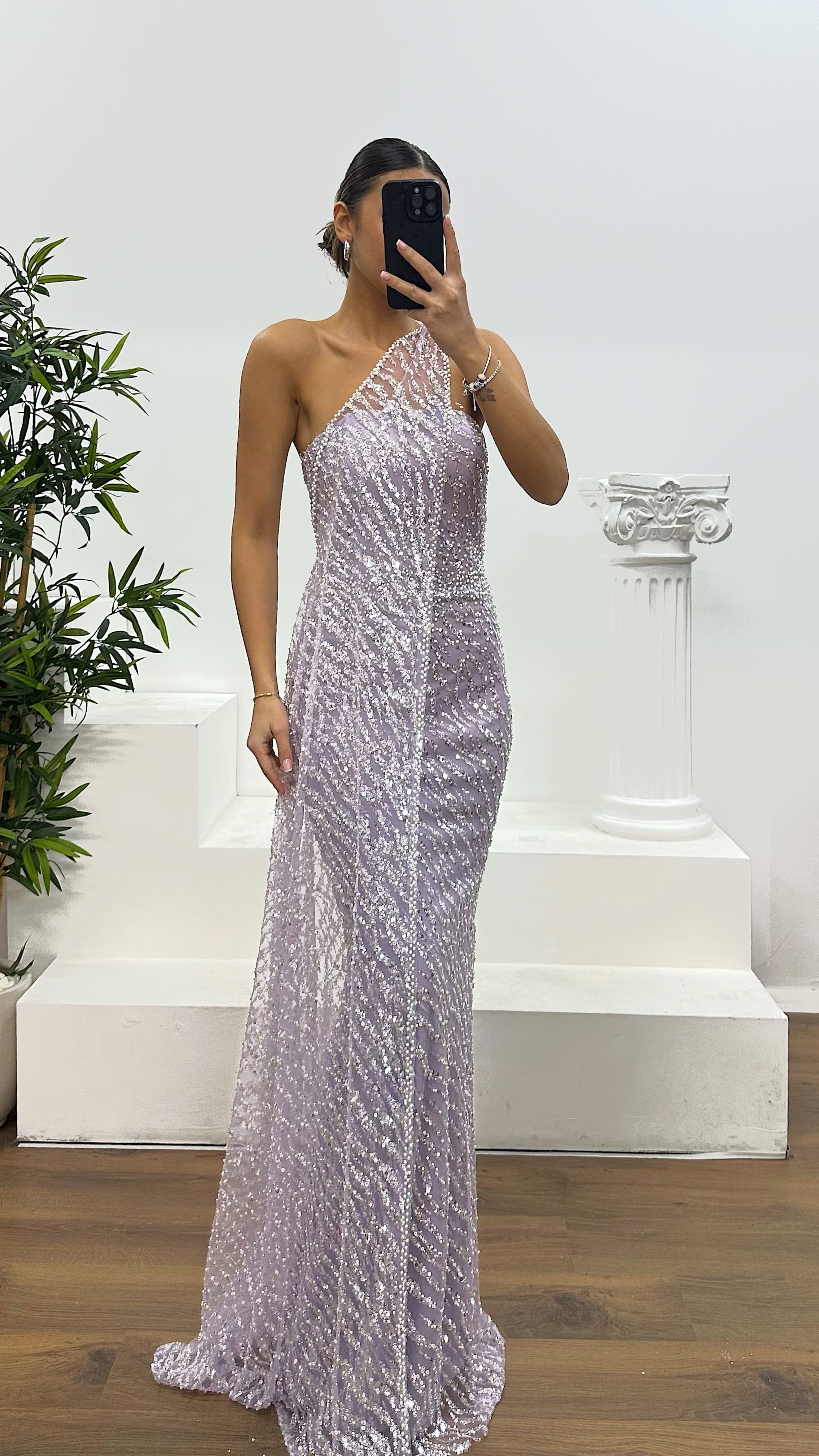 Strapless Cape Evening Dress