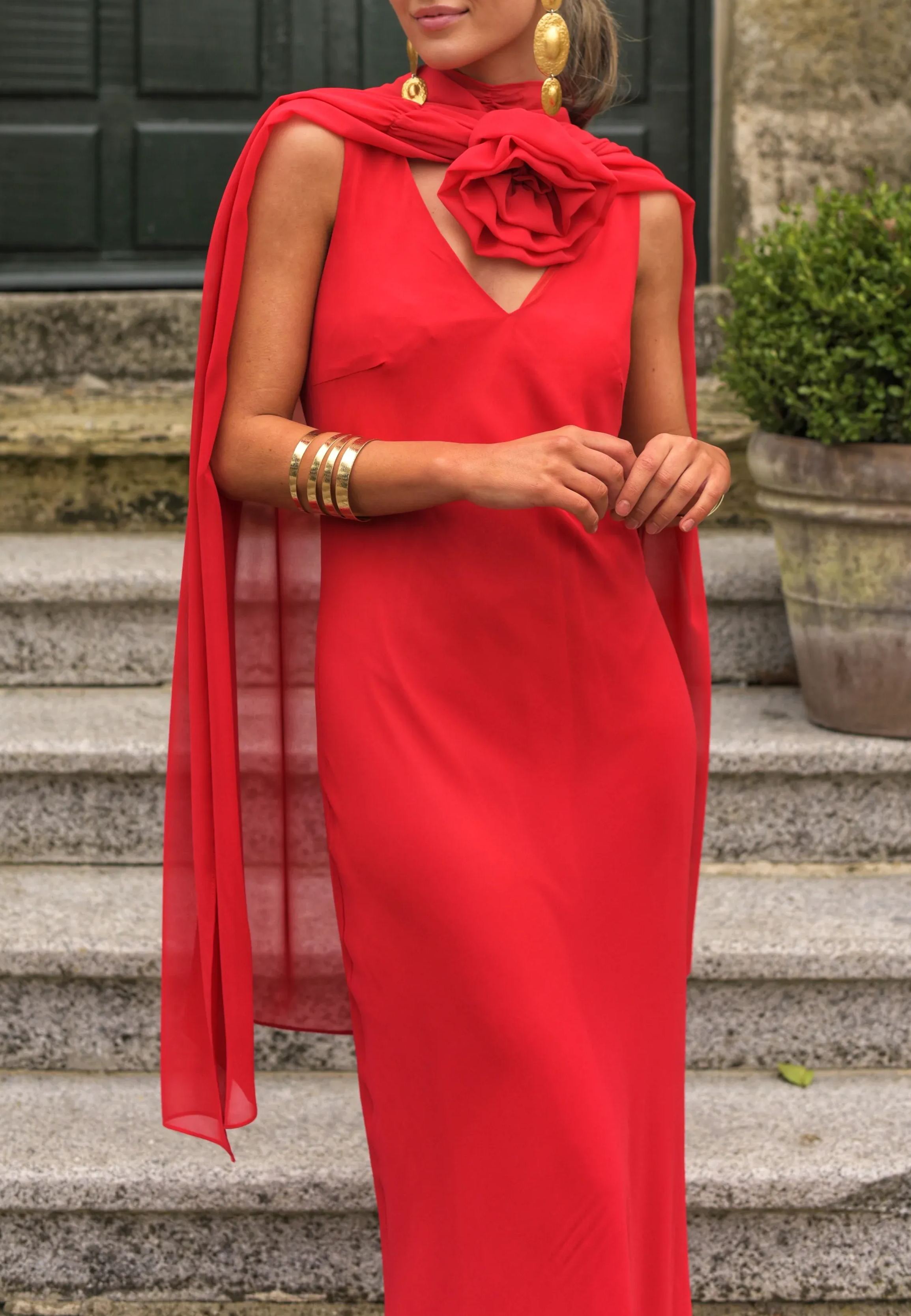 Gazelle red dress