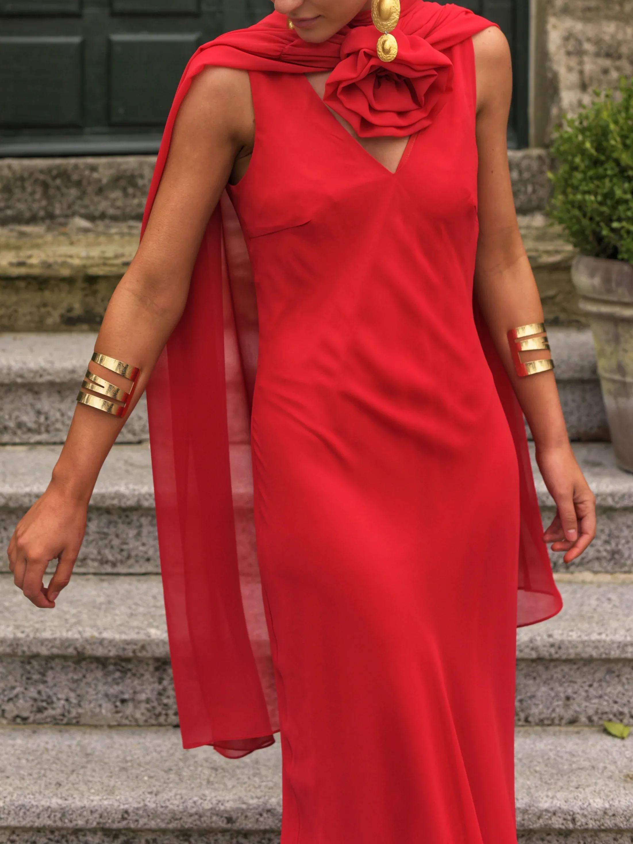 Gazelle red dress