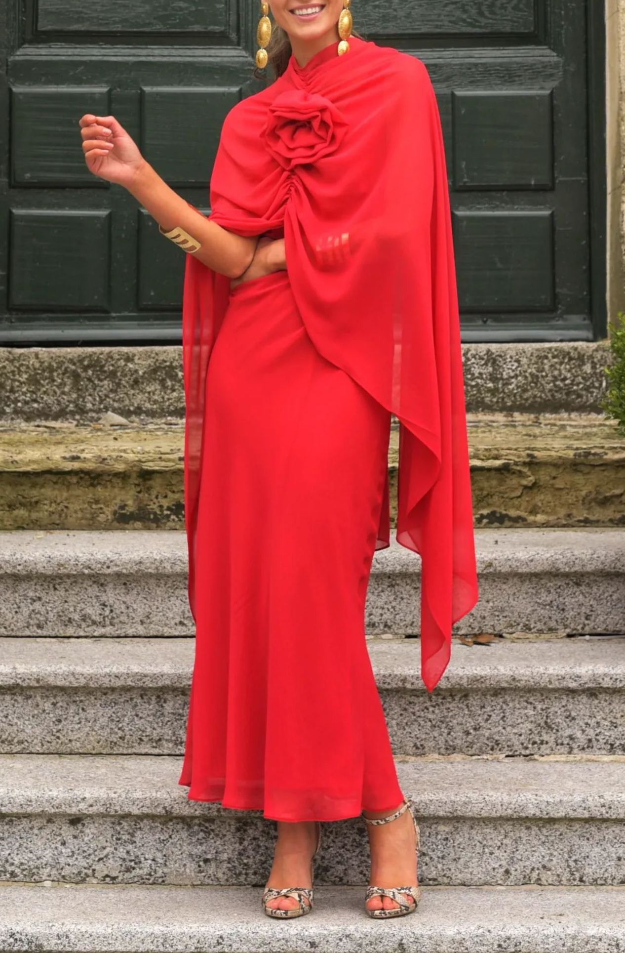 Gazelle red dress