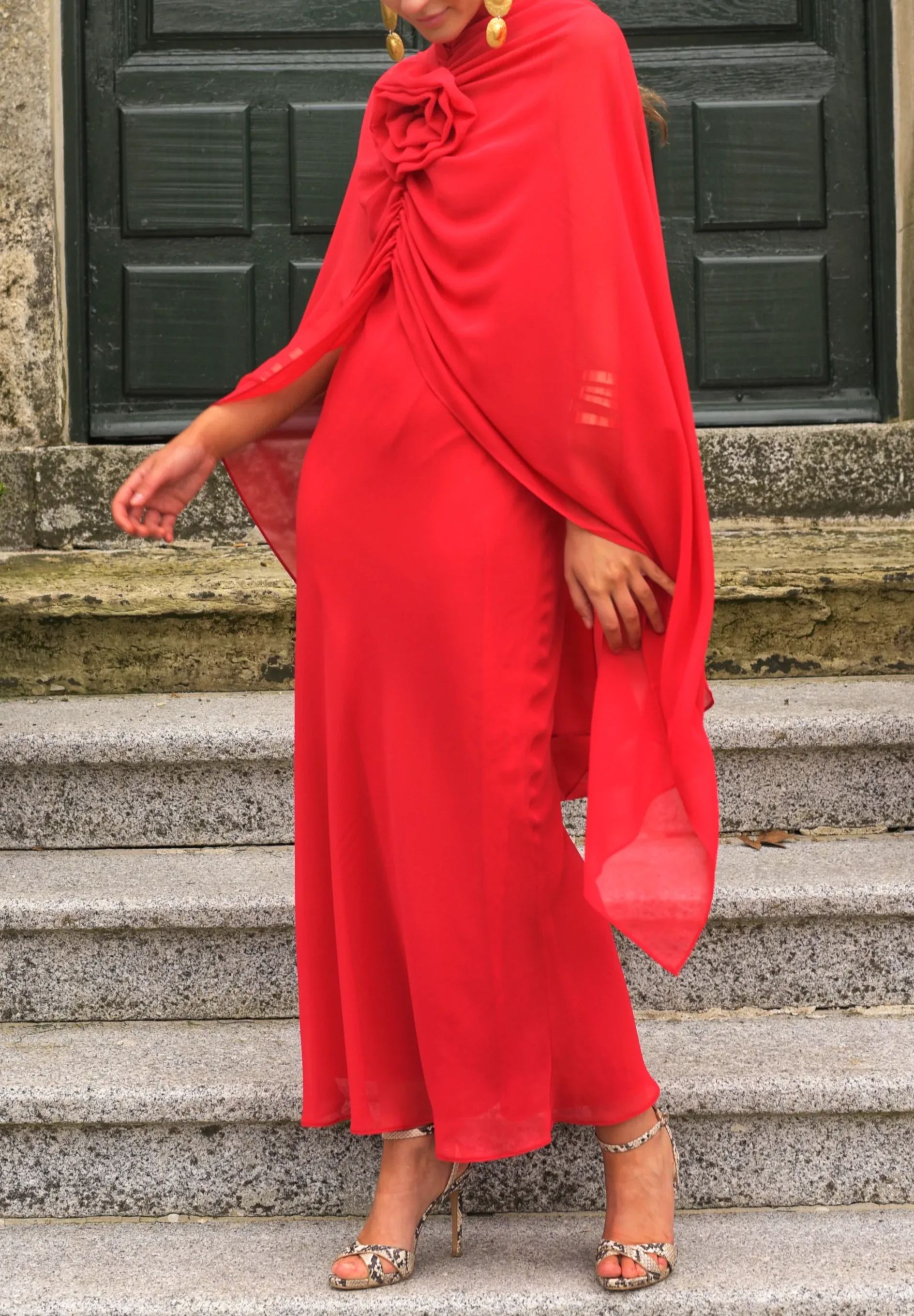 Gazelle red dress