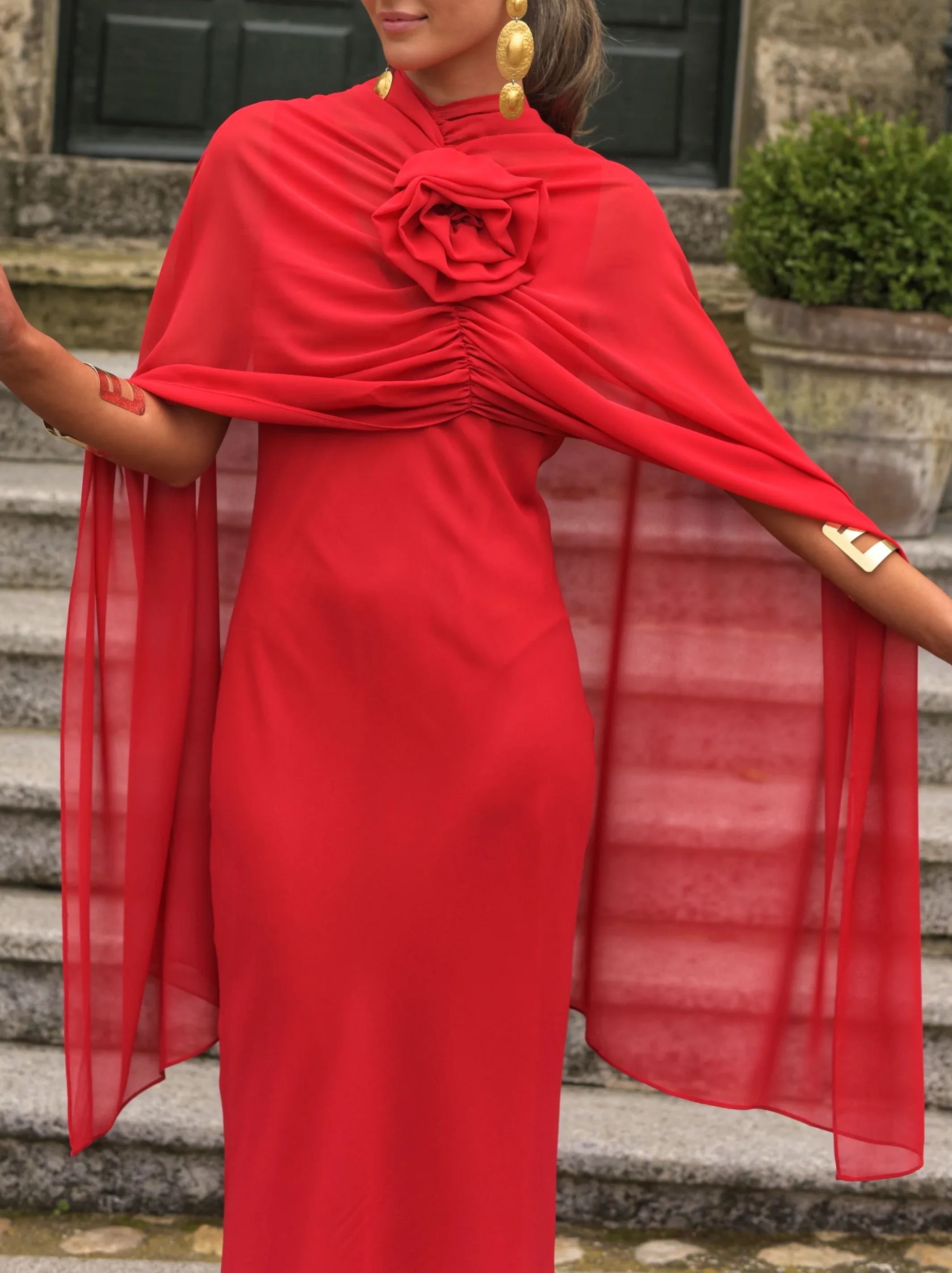 Gazelle red dress