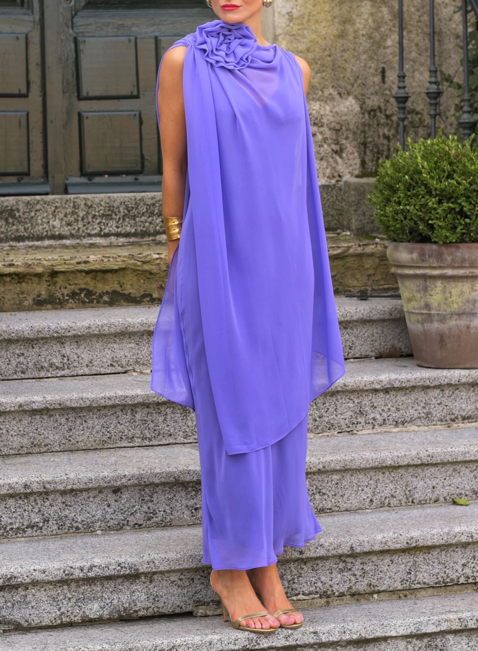 Gazelle lila dress