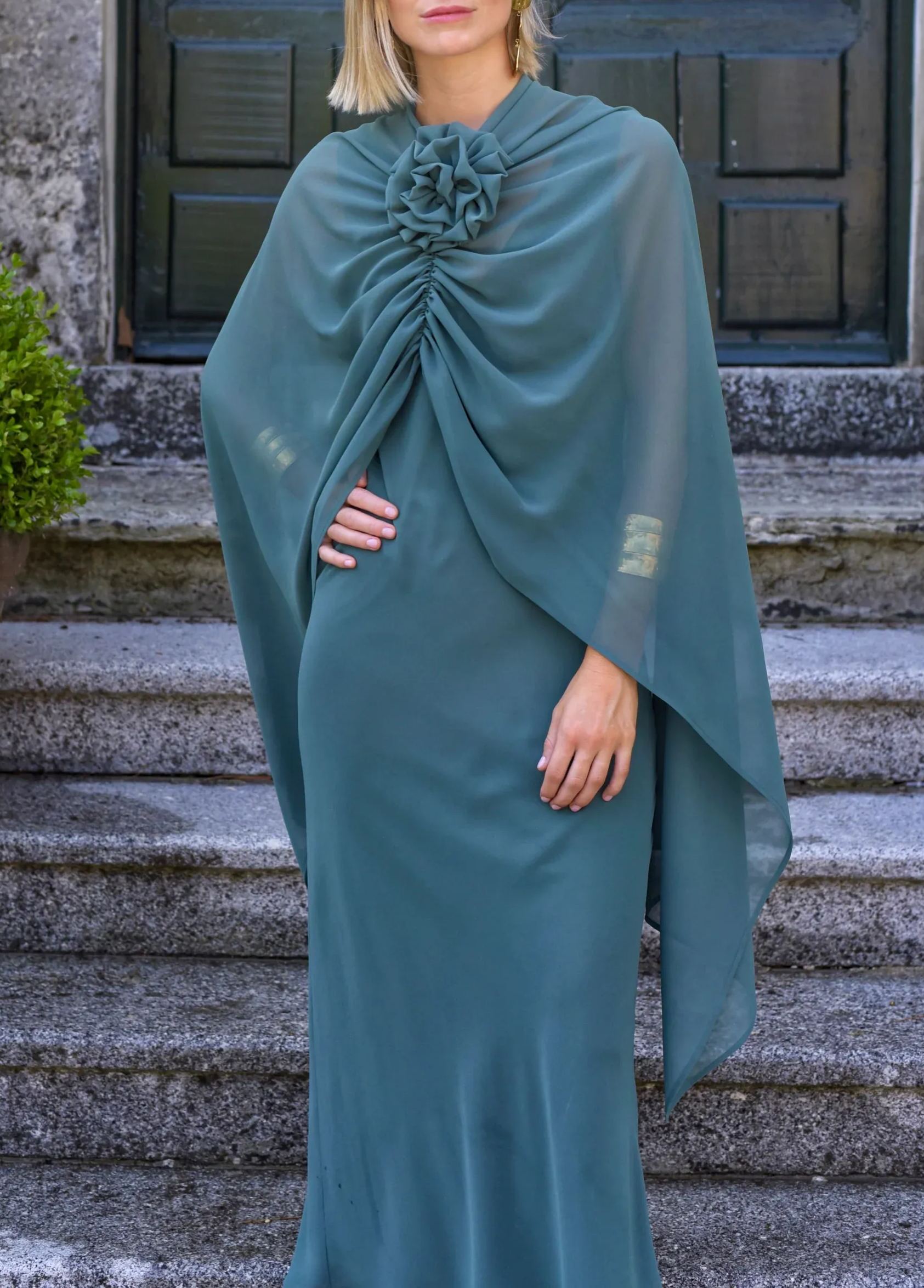 Gazelle green dress