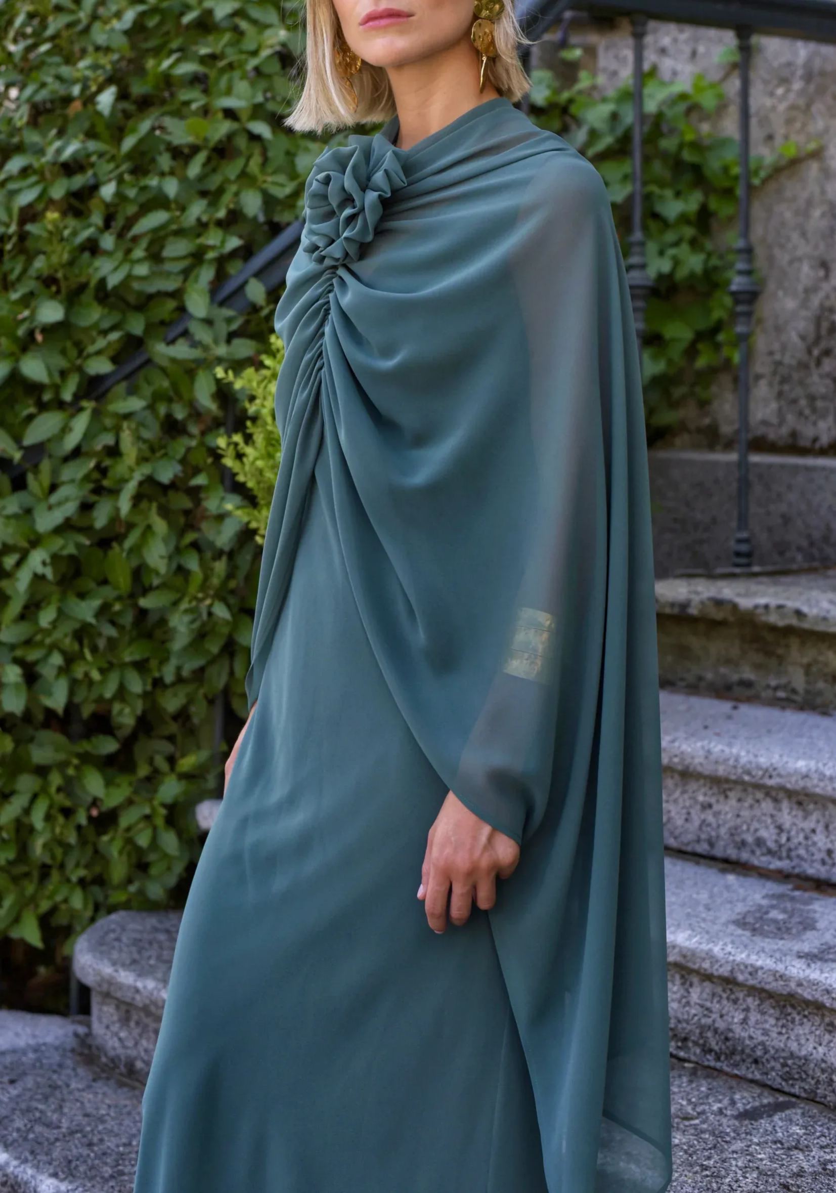 Gazelle green dress