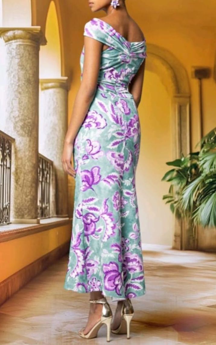Tavira print dress