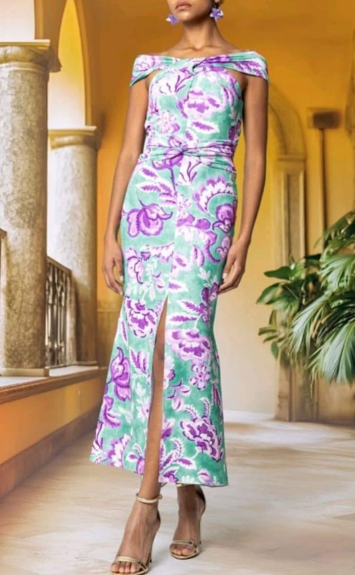 Tavira print dress