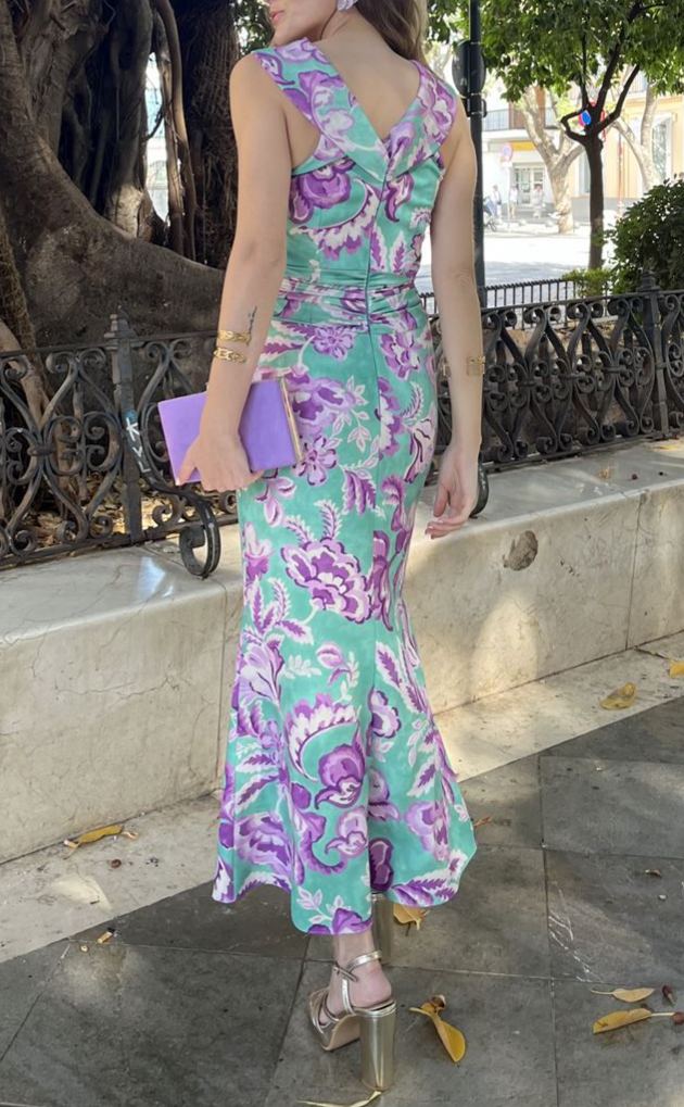 Tavira print dress